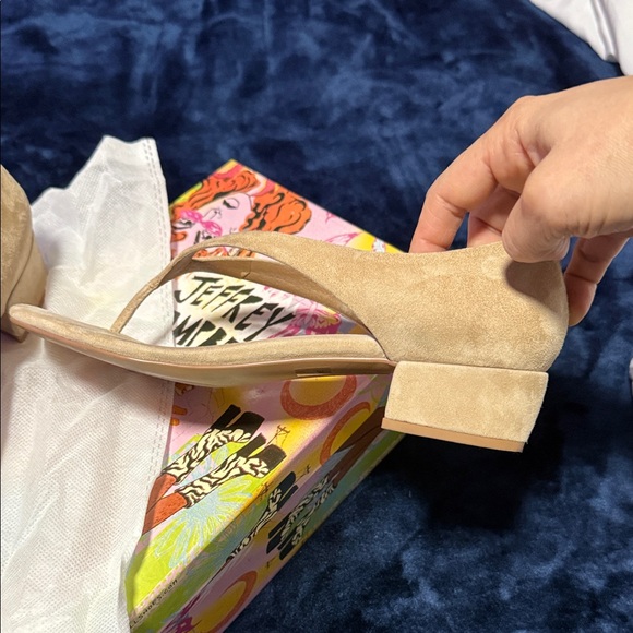 Jeffrey Campbell Beige Suede Sandals for Women - Picture 2 of 5